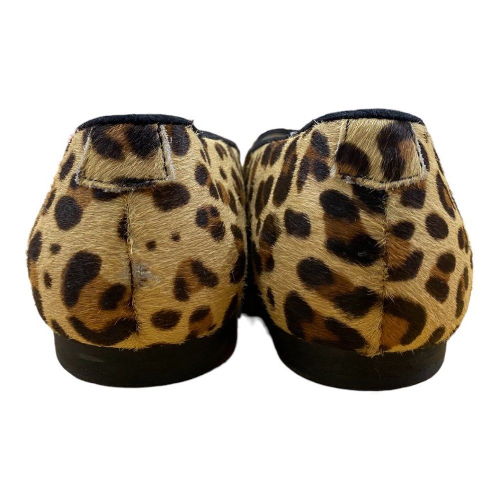 Marc Fisher Alany Calf Hair Leopard Print Pointed Toe Flats size 8M - Picture 7 of 11